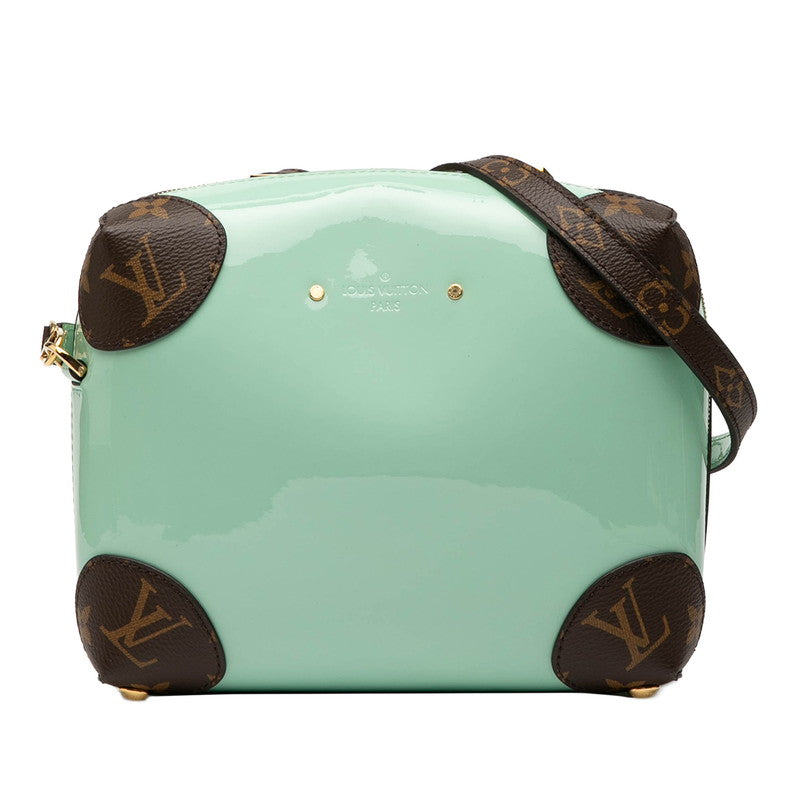 ルイ ヴィトン モノグラム ヴェニス ショルダーバッグ M52756 パラディッソ ブルー パテントレザー PVC レディース LOUIS VUITTON 【中古】
