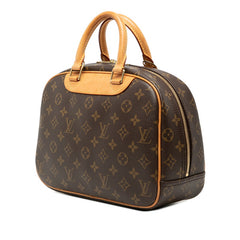 ルイ ヴィトン モノグラム トゥルーヴィル ハンドバッグ M42228 ブラウン PVC レザー レディース LOUIS VUITTON 【中古】