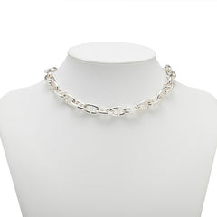 エルメス シェーヌダンクルGM 29コマ ネックレス SV925 シルバー メンズ HERMES 【中古】