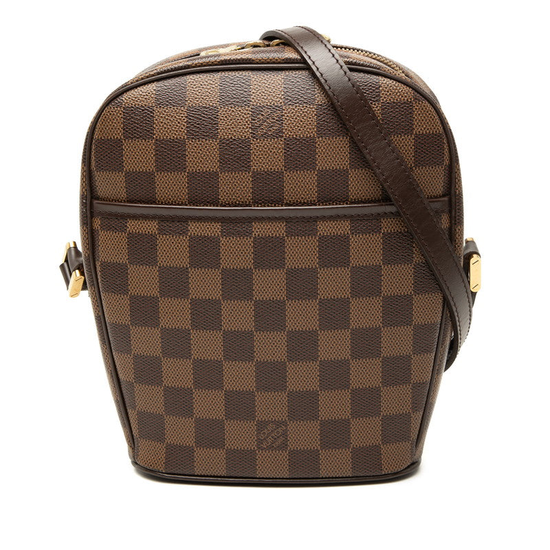 ルイ ヴィトン ダミエ イパネマPM 斜め掛け ショルダーバッグ N51294 ブラウン PVC レザー レディース LOUIS VUITTON 【中古】