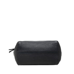 ミュウミュウ マドラス ハンドバッグ ショルダーバッグ 2WAY ネイビー レザー レディース MIUMIU 【中古】