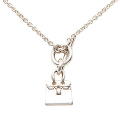 エルメス アミュレット バーキン ペンダント ネックレス SV925 シルバー レディース HERMES 【中古】
