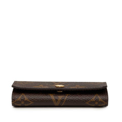 ルイ ヴィトン モノグラム ミュルティクレ4 4連 キーケース M62631 ブラウン PVC レザー レディース LOUIS VUITTON 【中古】