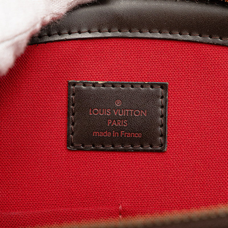 ルイ ヴィトン ダミエ ヴェローナMM ハンドバッグ ショルダーバッグ N41118 ブラウン PVC レザー レディース LOUIS VUITTON 【中古】