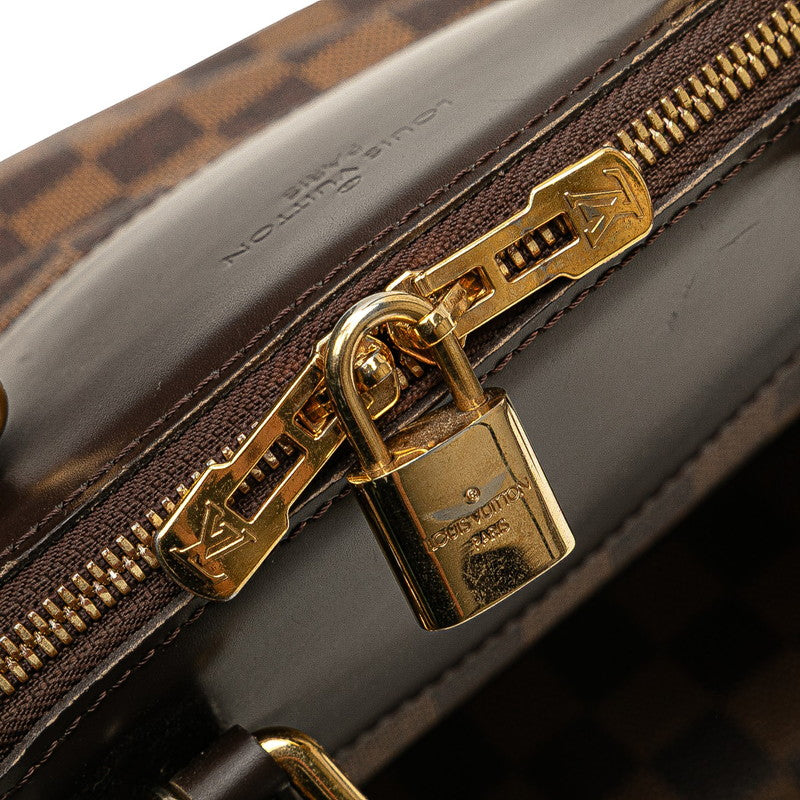 ルイ ヴィトン ダミエ ヴェローナMM ハンドバッグ ショルダーバッグ N41118 ブラウン PVC レザー レディース LOUIS VUITTON 【中古】