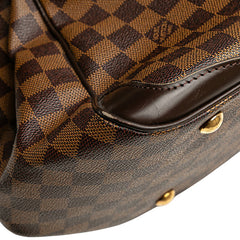 ルイ ヴィトン ダミエ ヴェローナMM ハンドバッグ ショルダーバッグ N41118 ブラウン PVC レザー レディース LOUIS VUITTON 【中古】