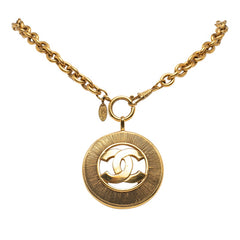 シャネル ヴィンテージ ココマーク ネックレス ゴールド メッキ レディース CHANEL 【中古】