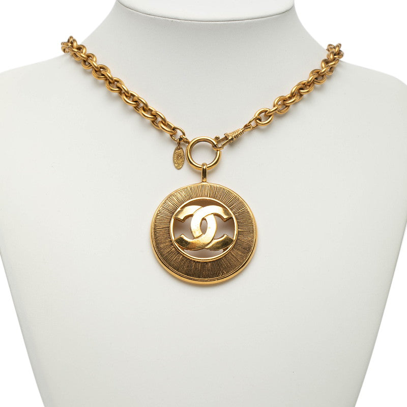 シャネル ヴィンテージ ココマーク ネックレス ゴールド メッキ レディース CHANEL 【中古】