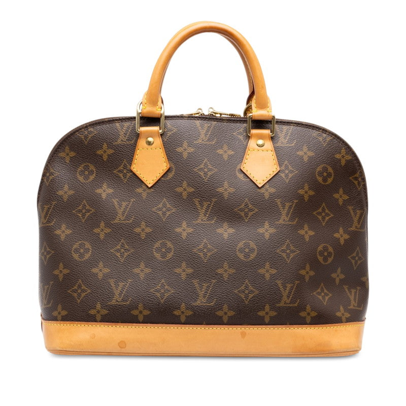 ルイ ヴィトン モノグラム アルマPM ハンドバッグ M51130 ブラウン PVC レザー レディース LOUIS VUITTON 中古