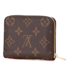 ルイ ヴィトン モノグラム ジッピー コインパース コインケース 小銭入れ M60067 ブラウン PVC レザー レディース LOUIS VUITTON 【中古】