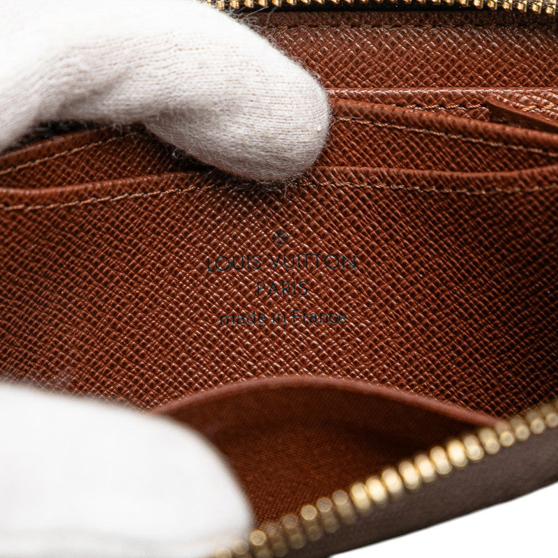 ルイ ヴィトン モノグラム ジッピー コインパース コインケース 小銭入れ M60067 ブラウン PVC レザー レディース LOUIS VUITTON 【中古】