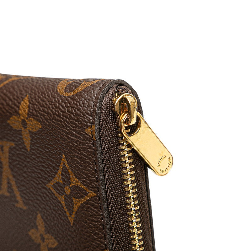 ルイ ヴィトン モノグラム ジッピー コインパース コインケース 小銭入れ M60067 ブラウン PVC レザー レディース LOUIS VUITTON 【中古】