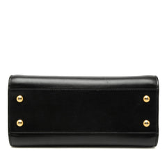 サンローラン ベイビーカバス ハンドバッグ ショルダーバッグ 2WAY 472466 ブラック レザー レディース SAINT LAURENT 【中古】