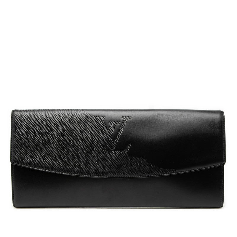 ルイ ヴィトン オペラ エーゲ セカンドバッグ クラッチバッグ ブラック レザー レディース LOUIS VUITTON 【中古】