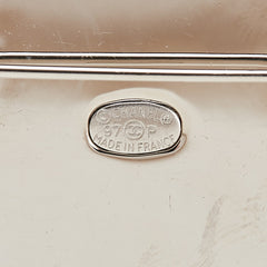 シャネル ヴィンテージ ココマーク ロゴ スクエア ブローチ シルバー メタル レディース CHANEL 【中古】