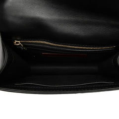 ヴァレンチノ ロックスタッズ 斜め掛け チェーン ショルダーバッグ ブラック レザー レディース Valentino 【中古】