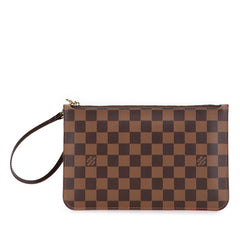 ルイ ヴィトン ダミエ ネヴァーフル 付属品ポーチ ポーチ ブラウン PVC レディース LOUIS VUITTON 【中古】
