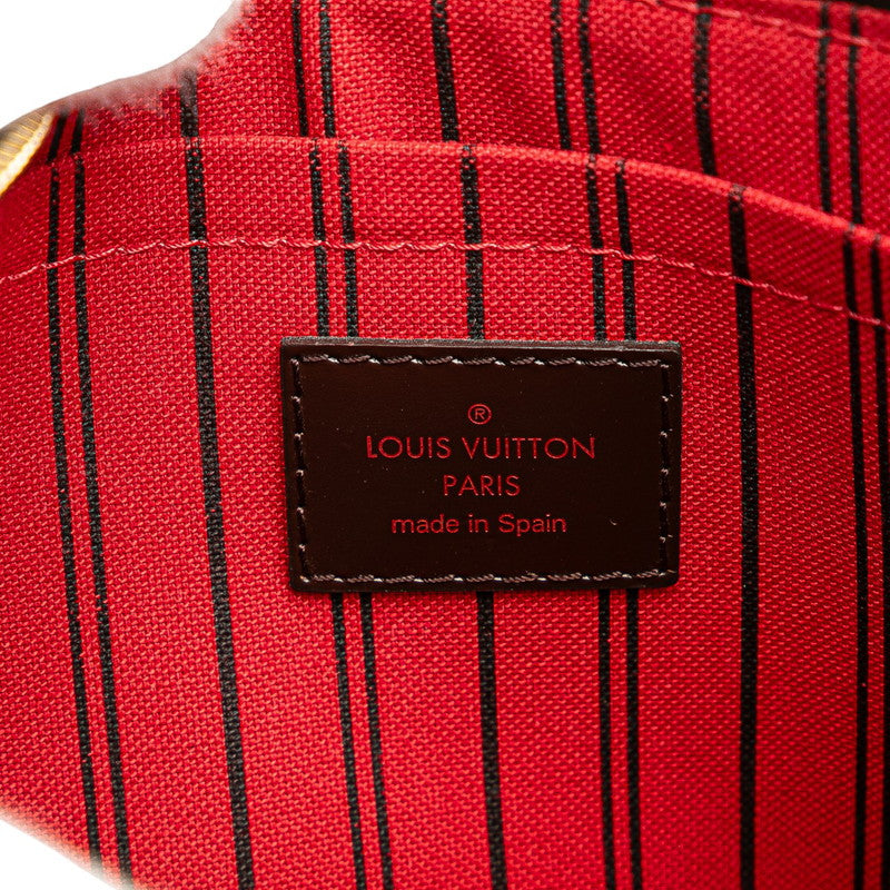 ルイ ヴィトン ダミエ ネヴァーフル 付属品ポーチ ポーチ ブラウン PVC レディース LOUIS VUITTON 【中古】