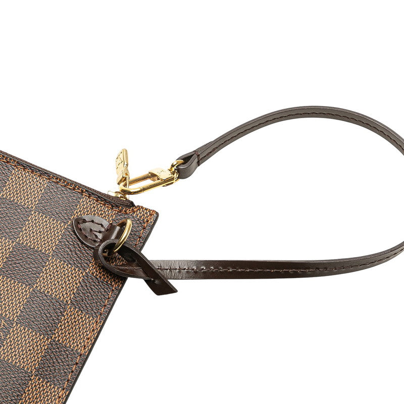 ルイ ヴィトン ダミエ ネヴァーフル 付属品ポーチ ポーチ ブラウン PVC レディース LOUIS VUITTON 【中古】