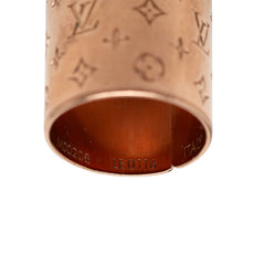 ルイ ヴィトン ナノグラム セットリング 指輪 M00208 ゴールド シルバー ピンクゴールド メタル レディース LOUIS VUITTON 中古