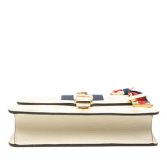 グッチ シェリーライン シルヴィ ビー＆スター スモール ショルダーバッグ 524405 アイボリー マルチカラー レザー レディース GUCCI 【中古】