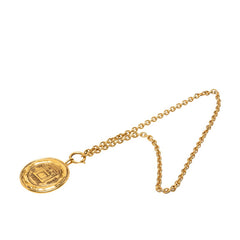 シャネル 31 RUE CAMBON カンボン ヴィンテージ チェーン ネックレス ゴールド メッキ レディース CHANEL 中古