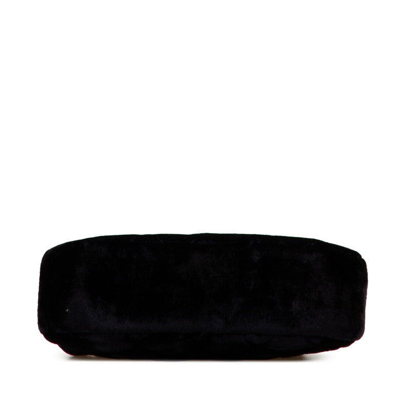 シャネル マトラッセ ココマーク チェーン トートバッグ ネイビー スウェード レディース CHANEL 【中古】