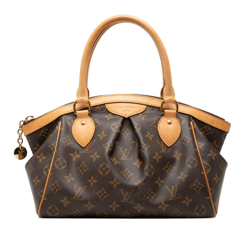 ルイ ヴィトン モノグラム ティヴォリPM ハンドバッグ M40143 ブラウン PVC レザー レディース LOUIS VUITTON 【中古】