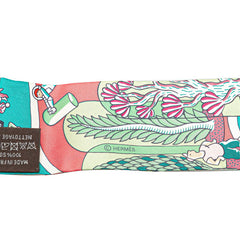 エルメス ツイリー EXPOSITION UNIVERSELLE ブランドオフ スカーフ ピンク グリーン マルチカラー シルク レディース HERMES 【中古】