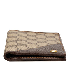 グッチ GGスプリーム 長財布 札入れ 6403713 ベージュ ブラウン PVC レザー レディース GUCCI 【中古】