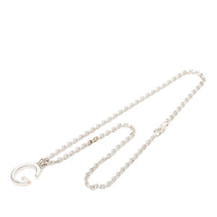 グッチ Gロゴ チェーン ペンダント ネックレス シルバー SV925 シルバー レディース GUCCI 中古