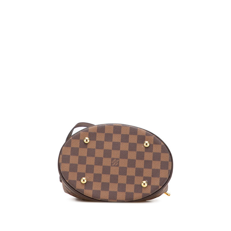 ルイ ヴィトン ダミエ マレ トートバッグ ショルダーバッグ バケツ N42240 ブラウン PVC レザー レディース LOUIS VUITTON 【中古】