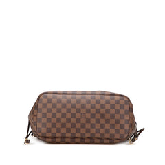 ルイ ヴィトン ダミエ ネヴァーフルMM トートバッグ ショルダーバッグ Ｎ51105 ブラウン PVC レザー レディース LOUIS VUITTON 【中古】