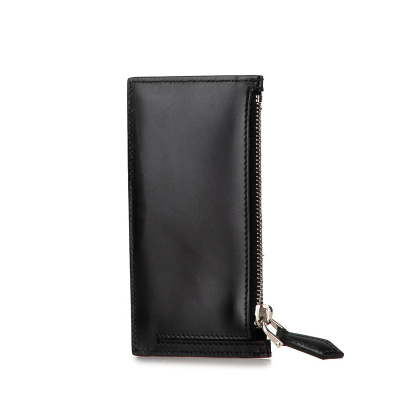 ジバンシー 星 スター モチーフ カードケース コインケース ブラック ホワイト レザー レディース Givenchy 【中古】