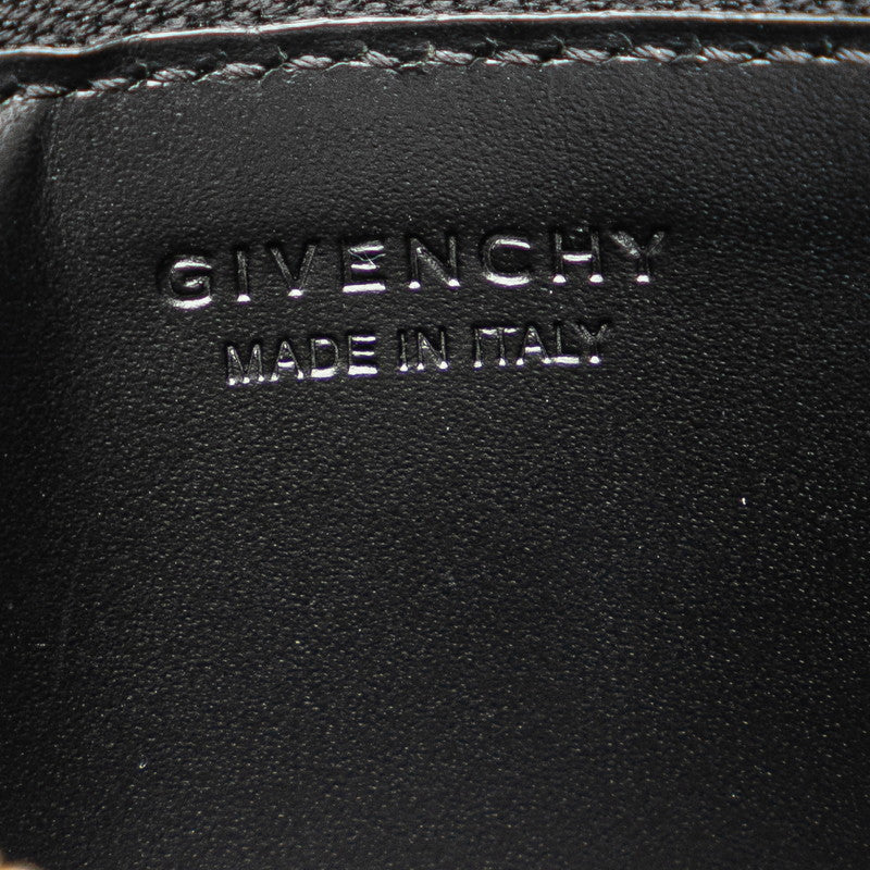 ジバンシー 星 スター モチーフ カードケース コインケース ブラック ホワイト レザー レディース Givenchy 【中古】