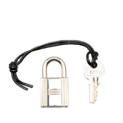 エルメス カデナ 南京錠 キー セット シルバー メタル レディース HERMES 【中古】