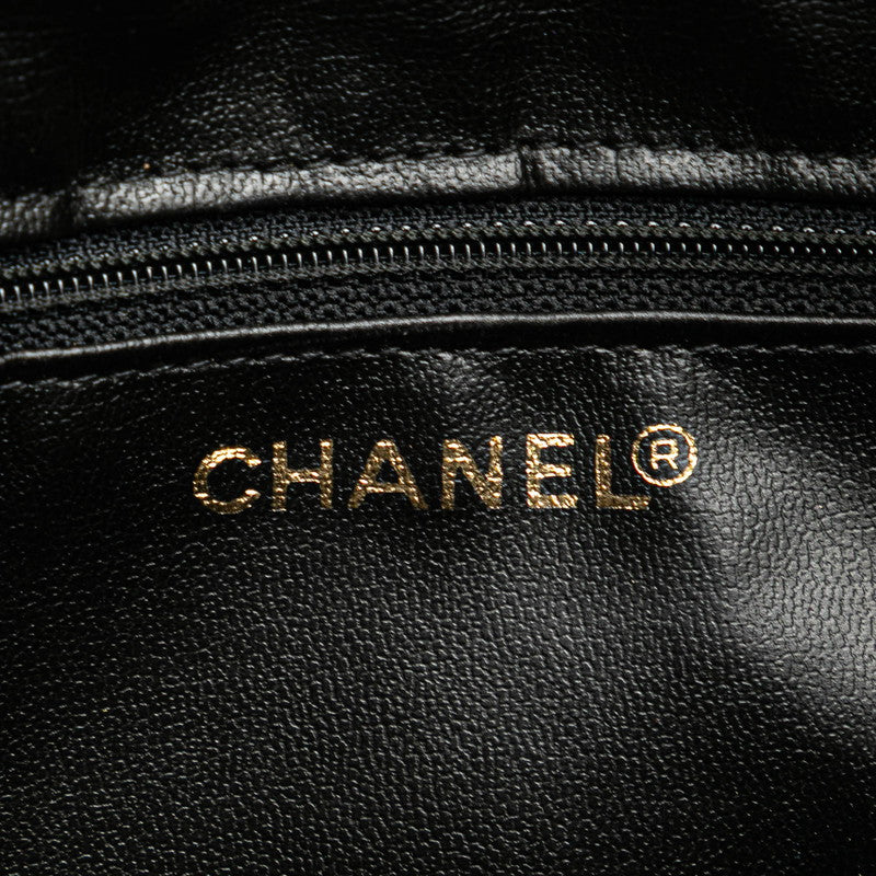 シャネル ココマーク ポーチ 小物入れ ブラック キャビアスキン レディース CHANEL 【中古】