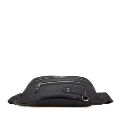 グッチ グッチシマ ボディバッグ ウエストバッグ 246409 ブラック レザー ラバー メンズ GUCCI 【中古】