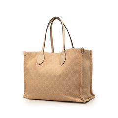 グッチ GGキャンバス トートバッグ ショルダーバッグ 772184 ピンク キャンバス レザー レディース GUCCI 【中古】