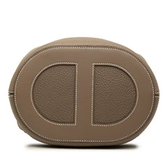 エルメス インザループ23 ハンドバッグ エトゥープ ベージュ ゴールド金具 トリヨンクレマンス レディース HERMES 中古