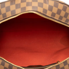 ルイ ヴィトン ダミエ ノリータ24 ハンドバッグ ボストンバッグ N41454 ブラウン PVC レザー レディース LOUIS VUITTON 中古