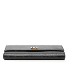 グッチ GGマーモント 長財布 456116 ブラック レザー レディース GUCCI 【中古】