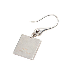 グッチ フックピアス スクエア SV925 シルバー レディース GUCCI 【中古】