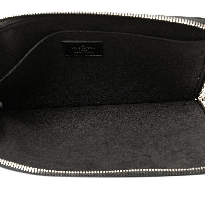 ルイ ヴィトン ポシェットジュールPM クラッチバッグ R99303 ノワール ブラック ノマド レディース LOUIS VUITTON 【中古】