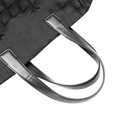 シャネル ニュートラベルラインMM ココマーク トートバッグ ショルダーバッグ ブラック ナイロン レザー レディース CHANEL 【中古】