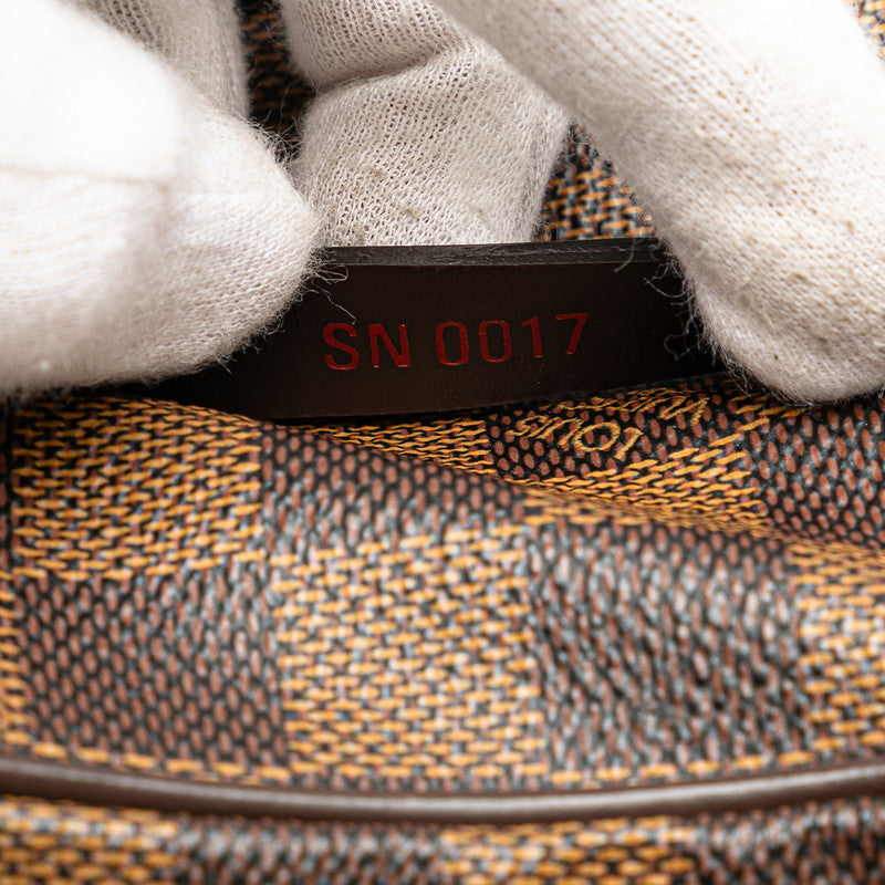 ルイ ヴィトン ダミエ エテュイ オカピGM ショルダーバッグ ポーチ N61737 ブラウン PVC レザー レディース LOUIS VUITTON 【中古】