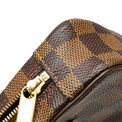 ルイ ヴィトン ダミエ エテュイ オカピGM ショルダーバッグ ポーチ N61737 ブラウン PVC レザー レディース LOUIS VUITTON 【中古】
