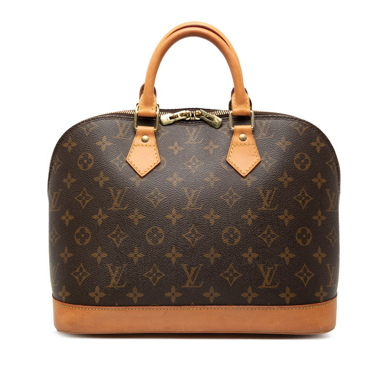 ルイ ヴィトン モノグラム アルマPM ハンドバッグ M51130 ブラウン PVC レザー レディース LOUIS VUITTON 【中古】