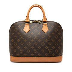 ルイ ヴィトン モノグラム アルマPM ハンドバッグ M51130 ブラウン PVC レザー レディース LOUIS VUITTON 【中古】