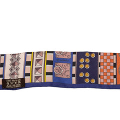 エルメス ツイリー Colliers de chiens remix コリエドシアン スカーフ マルチカラー シルク レディース HERMES 【中古】